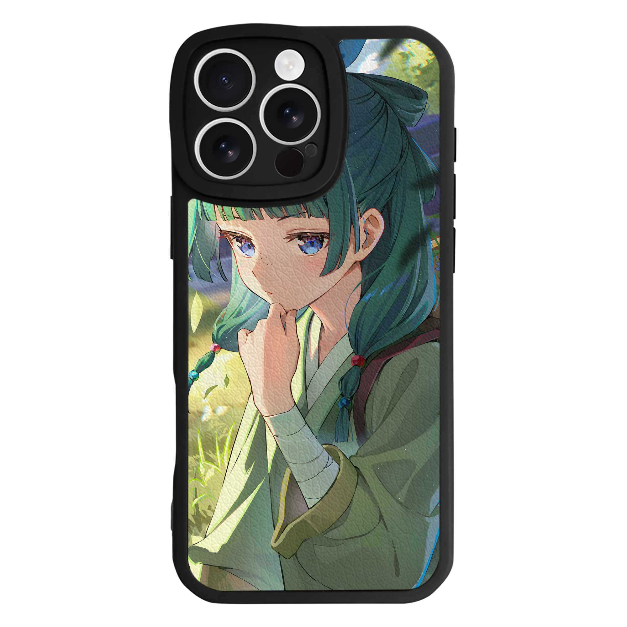 （画像用） 薬屋のひとりごと The Apothecary Diaries 【iPhone 16シリーズ対応】シリコンスマホケース（レザー調） 材質：シリコン